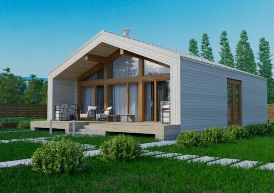 Каркасный дом - КД-720 | «7,5×9,5»