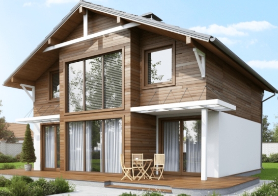 Каркасный дом - КД-840 | «9×9,5»