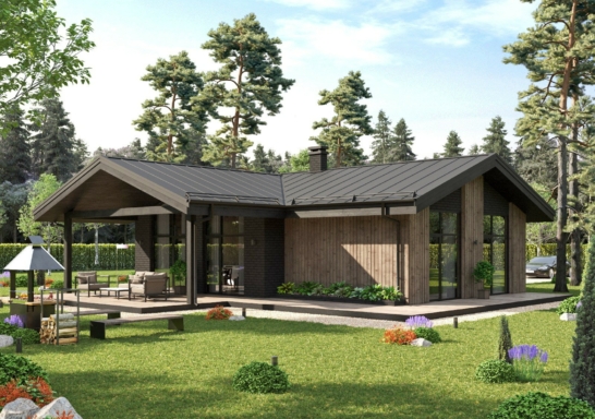 Каркасный дом - КД-930 | «10×13,5»
